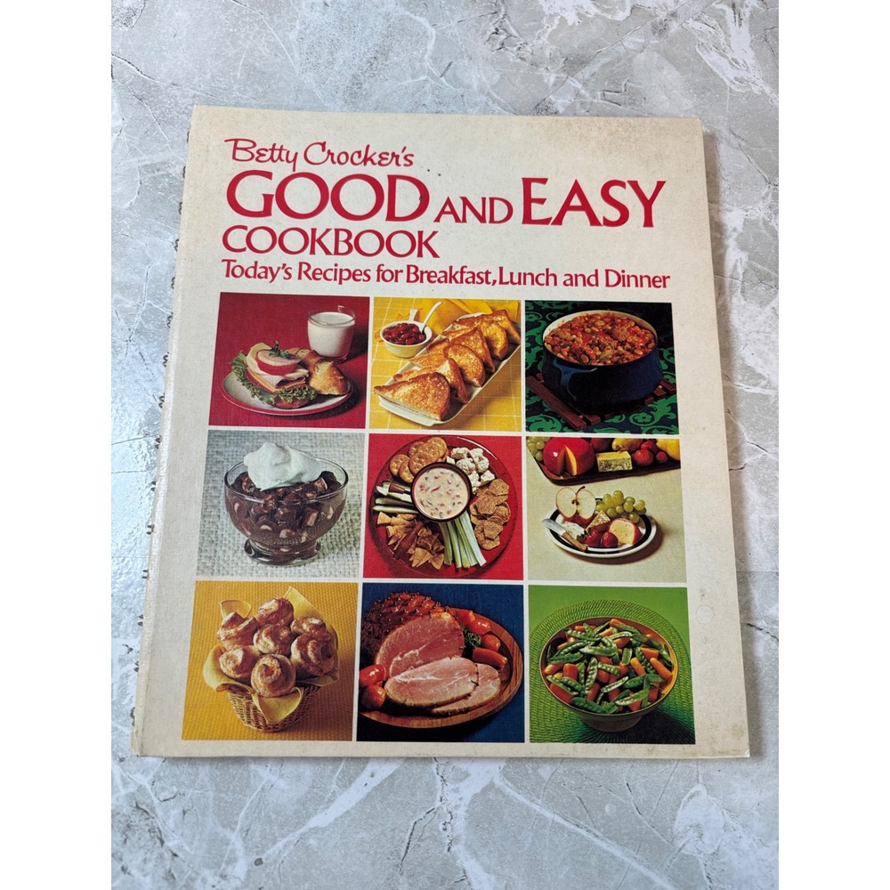 Vintage Cookbook Ephemera Spiral Bound Betty Crocker‎ Good & Easy 1971 1st Print